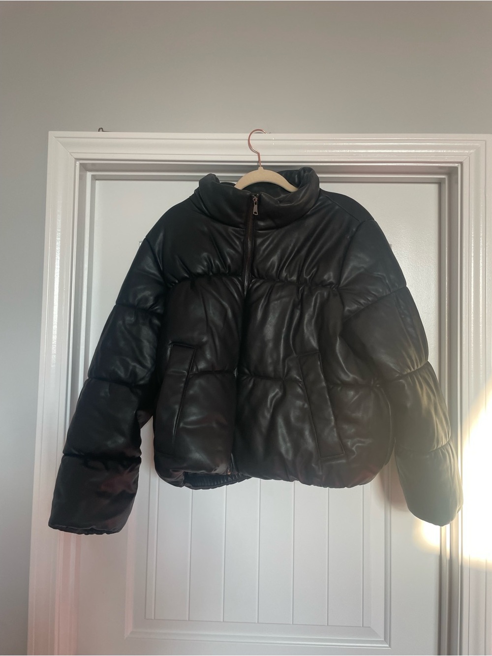 Banana Republic Black Quilted Puffer Jacket